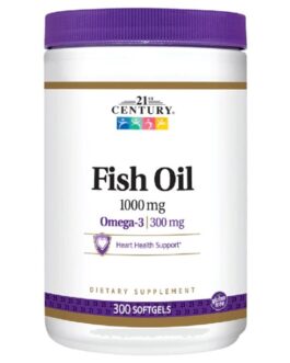 21st Century Fish Oil 1000 mg – Omega-3 – 300 Softgels
