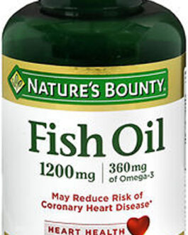 Nature’s Bounty Fish Oil, 1200mg – 120 Softgels