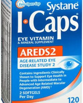 Icaps Areds 2 Eye Vitamin & Mineral – 120 Softgels