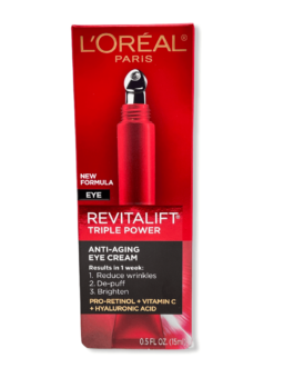 L’Oreal Paris Revitalift Triple Power Anti-Aging Eye Cream 0.5 fl oz/ 15 mL