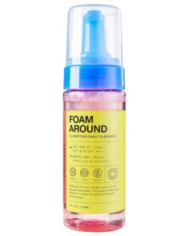 Foam Around Clarifying Daily Cleanser Infused with Glycolic Acid 5.0 oz/ 150 mL