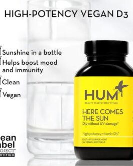 Here Comes The Sun™ Vitamin D Immune System Support Supplement 30 Soft Gels